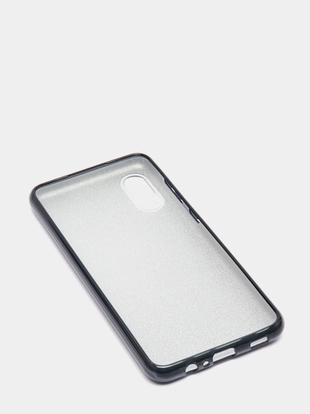 Угольный чехол блестящий на Samsung A02