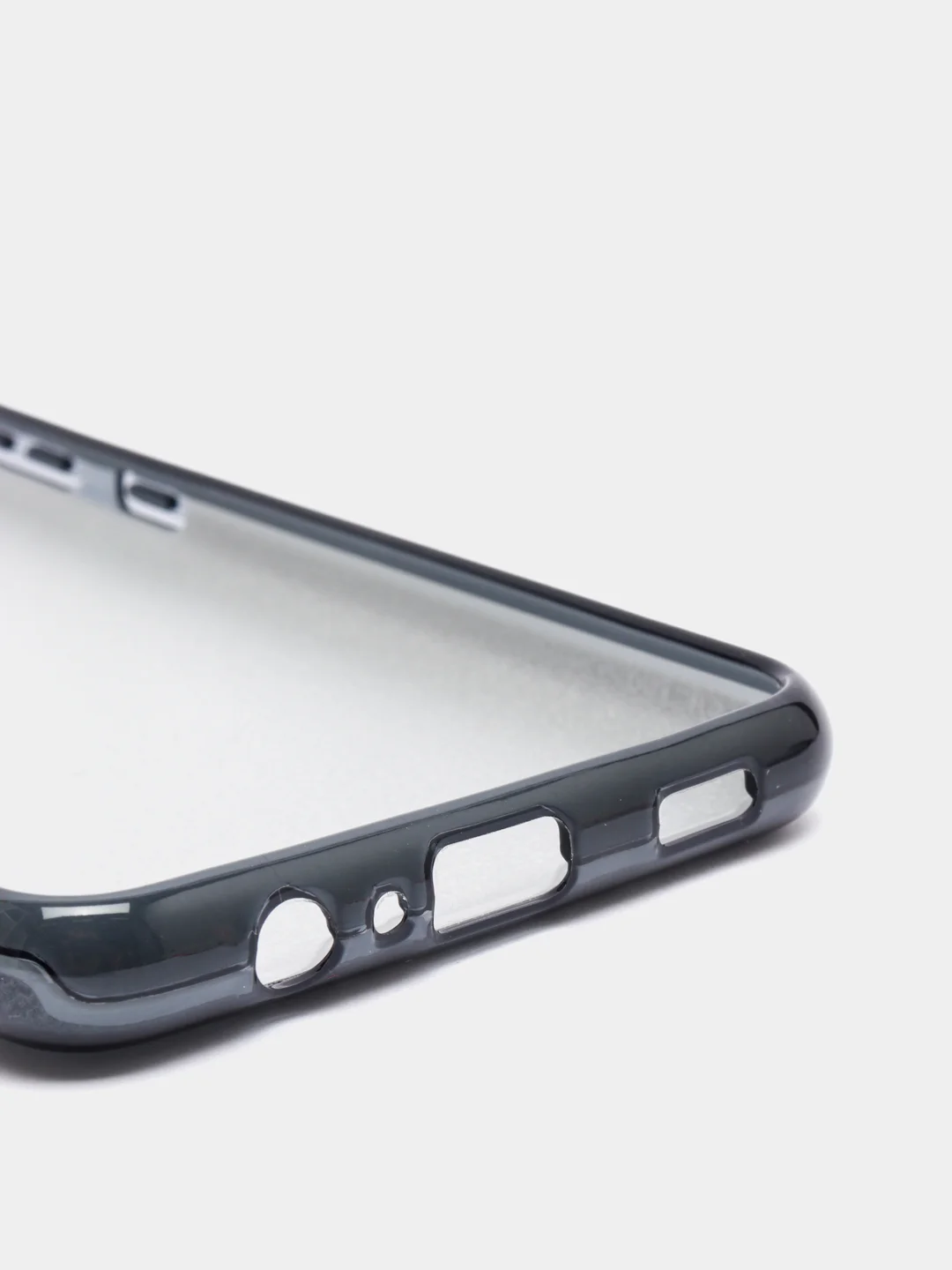 Угольный чехол блестящий на Samsung A02