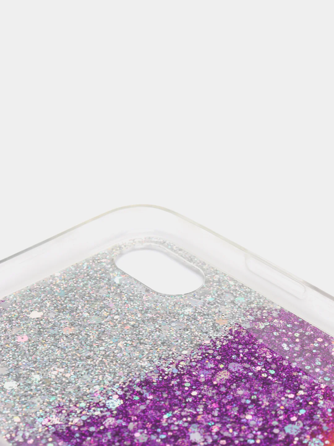 Серебряный чехол iPhone XR