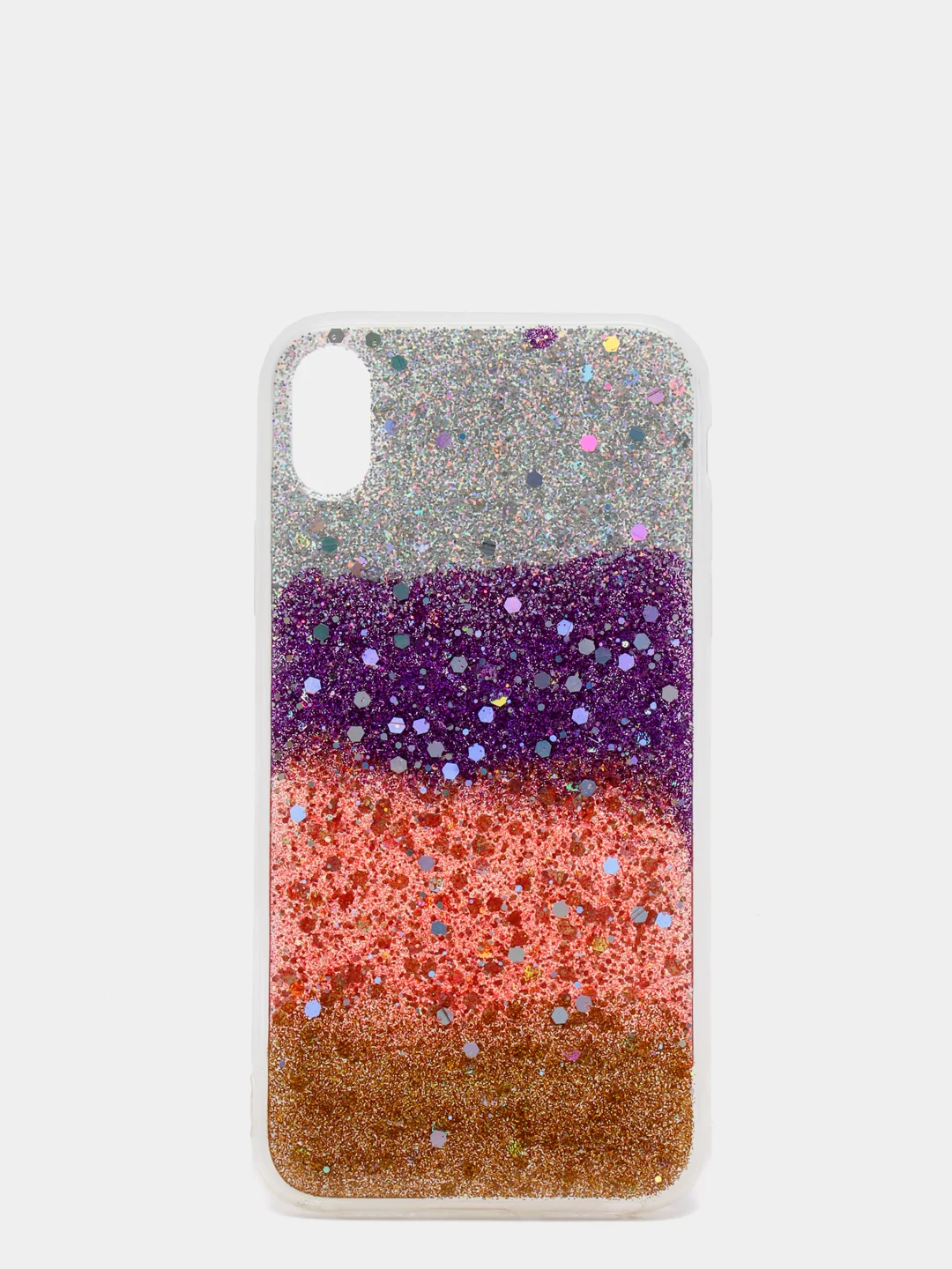 Серебряный чехол iPhone XR