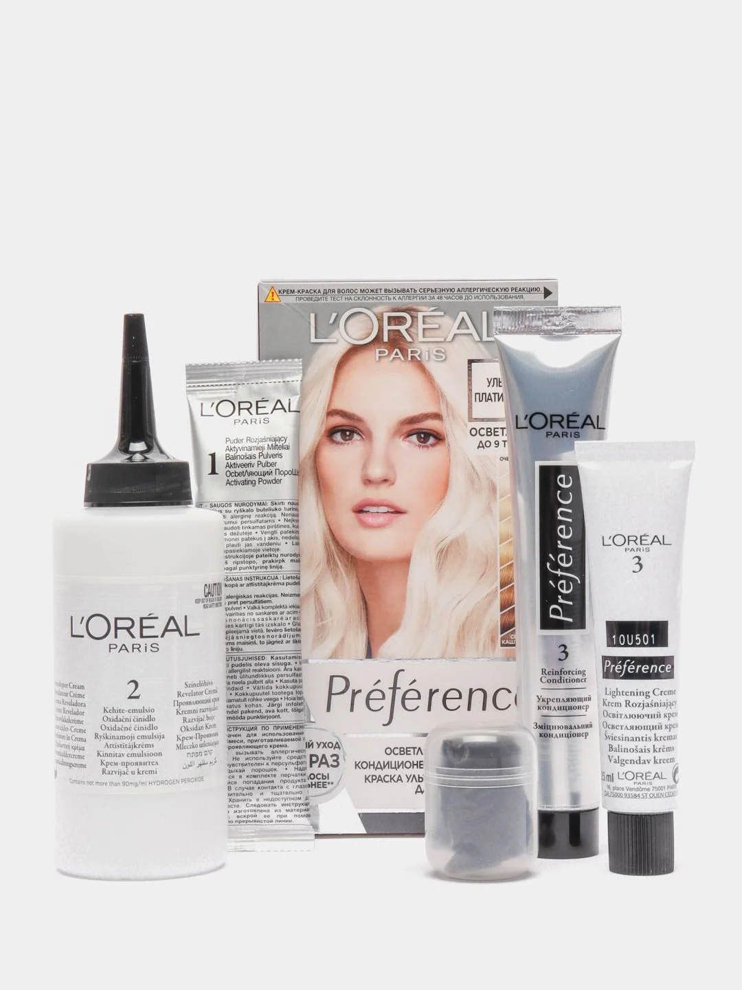 LOreal Paris Осветлитель для волос "Preference", ультра-платиновый блонд