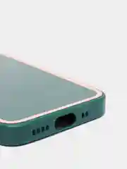 Зеленый наладка имитация стекла с защитой камеры для IPHONE 13 MINI