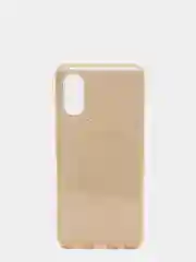 Золотой чехол блестящий на Samsung A02