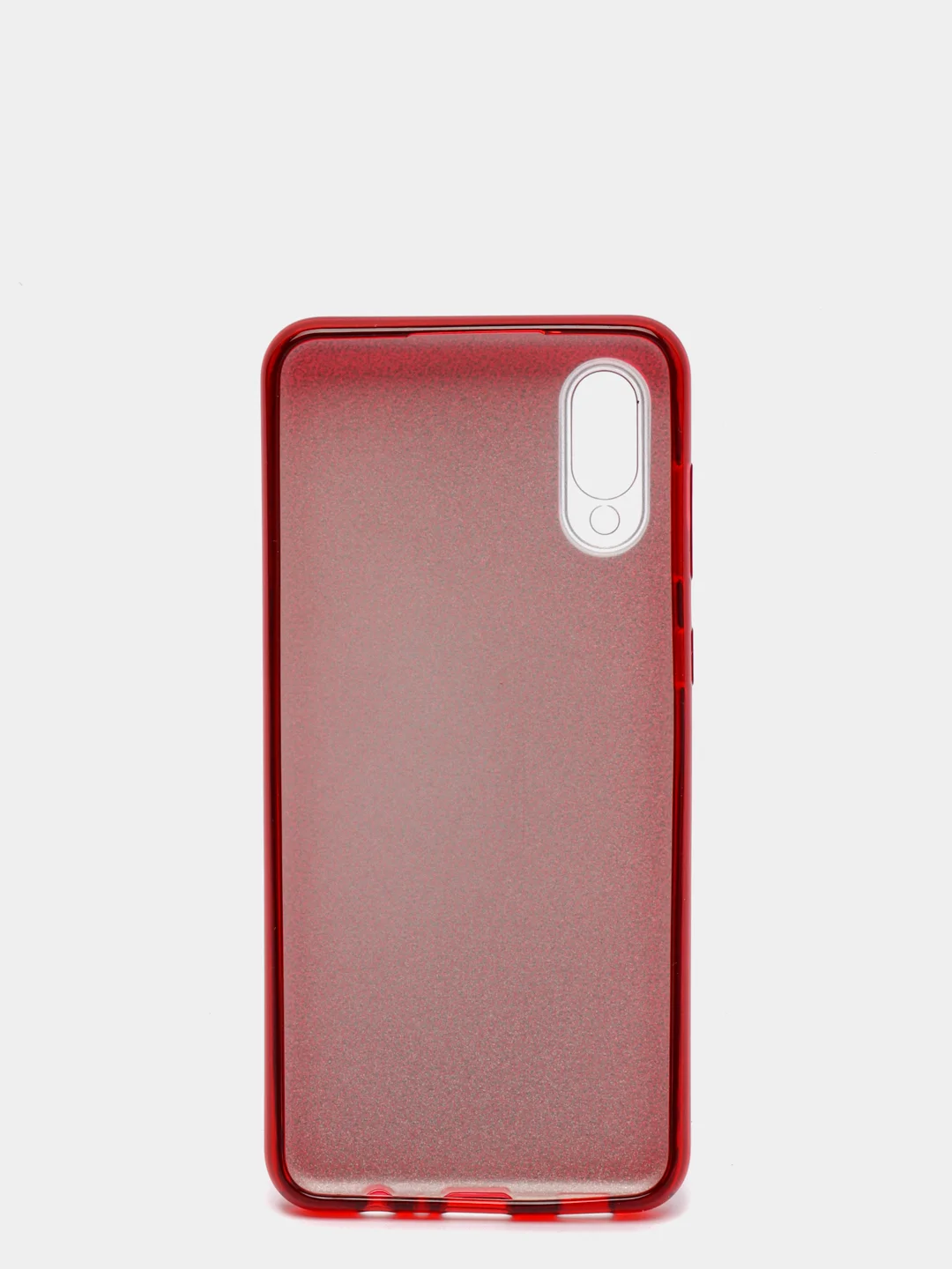 Красный чехол блестящий на Samsung A02