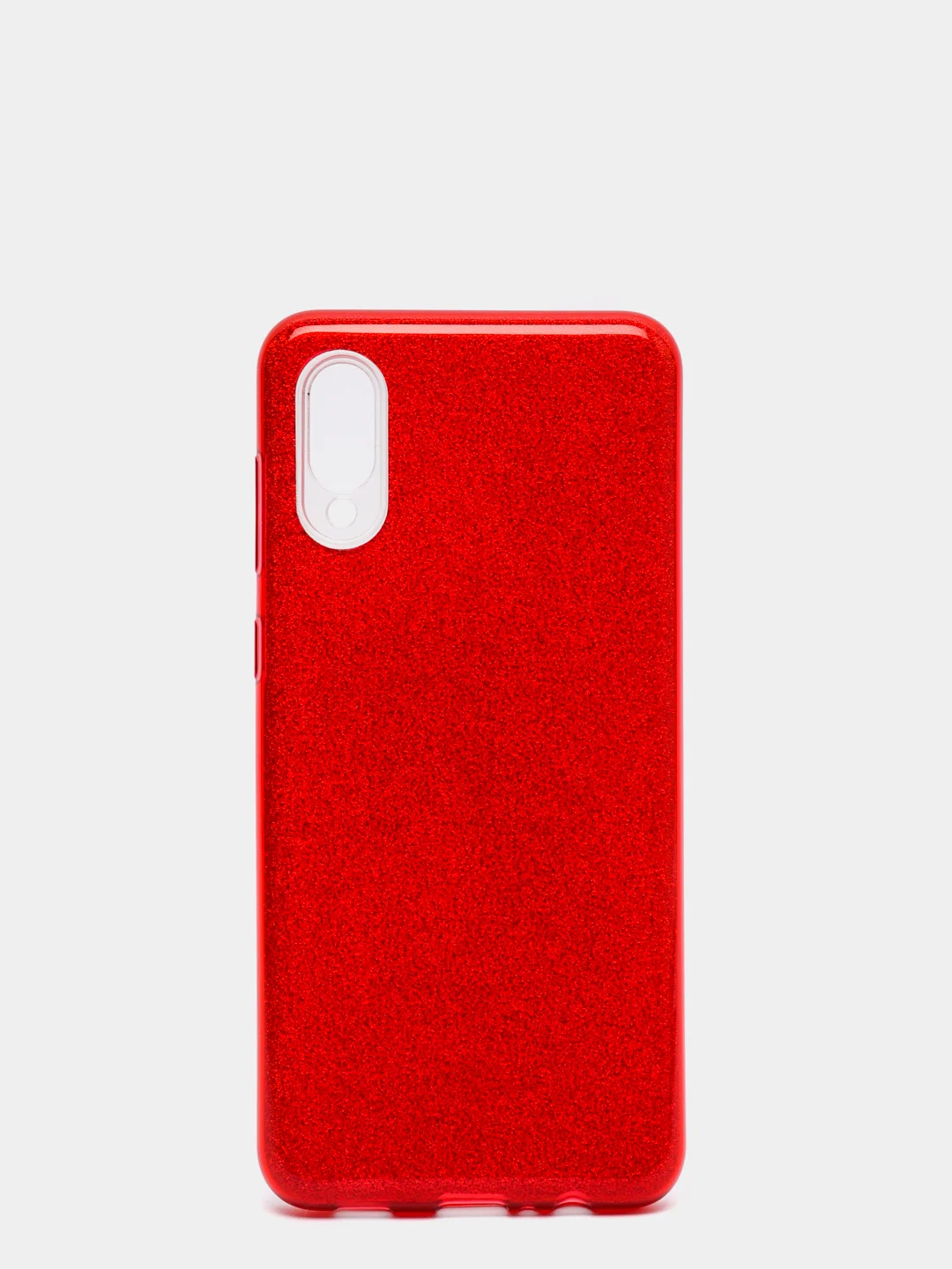 Красный чехол блестящий на Samsung A02