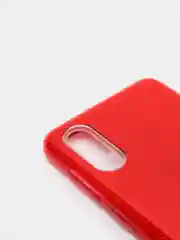 Красный чехол блестящий на Samsung A02