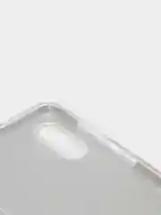 Серебряный чехол блестящий на Samsung A02