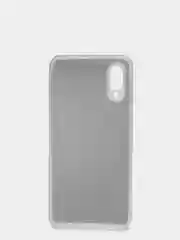 Серебряный чехол блестящий на Samsung A02