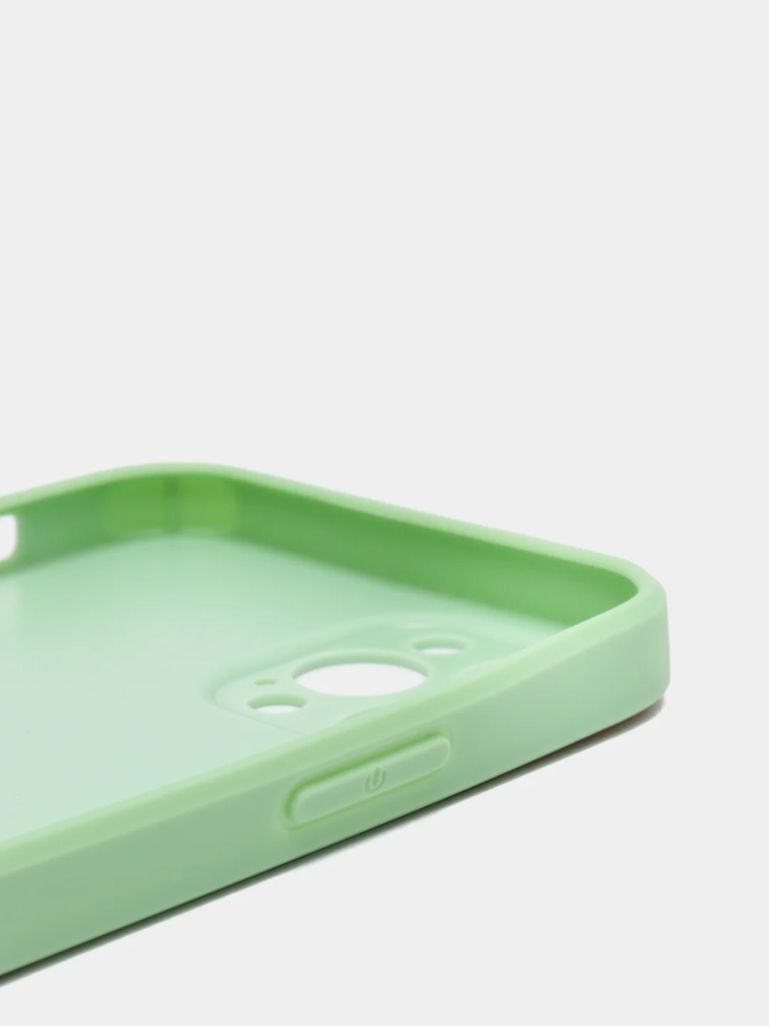 Салатовый наладка с имитацией стекла  и защитой для камеры iPhone 12 Pro