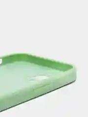 Салатовый наладка с имитацией стекла  и защитой для камеры iPhone 12 Pro