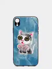 Голубой чехол iPhone XR