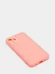 Розовый наладка имитация стекла с защитой камеры для Iphone 12