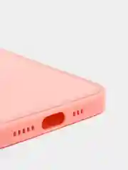 Розовый наладка имитация стекла с защитой камеры для Iphone 12