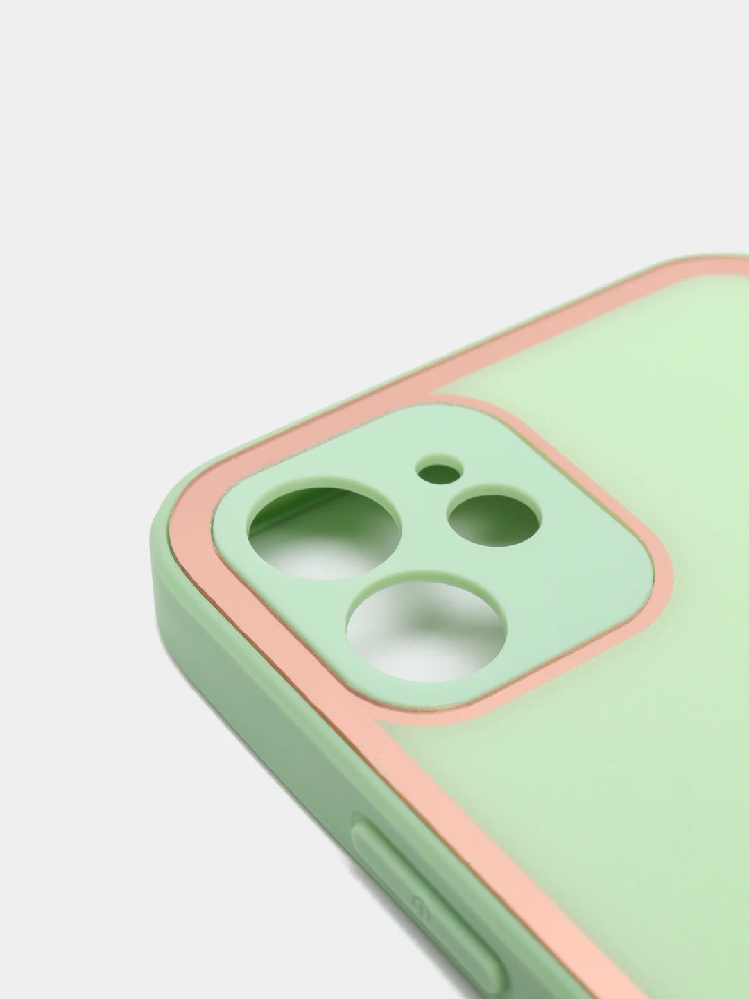 Салатовый наладка имитация стекла с защитой камеры для Iphone 12