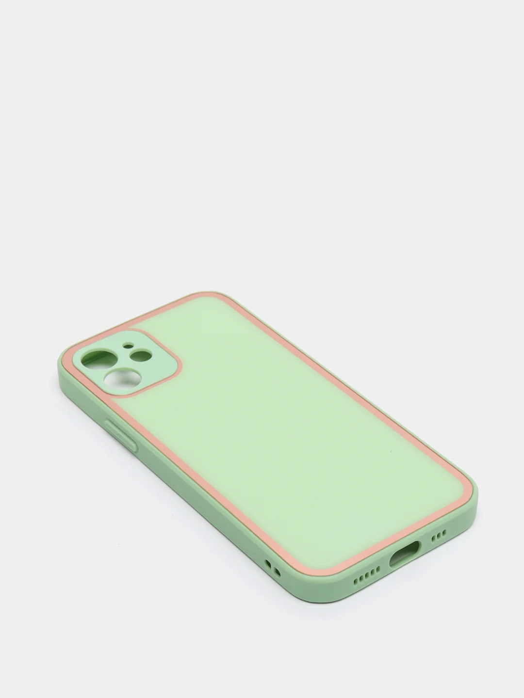 Салатовый наладка имитация стекла с защитой камеры для Iphone 12