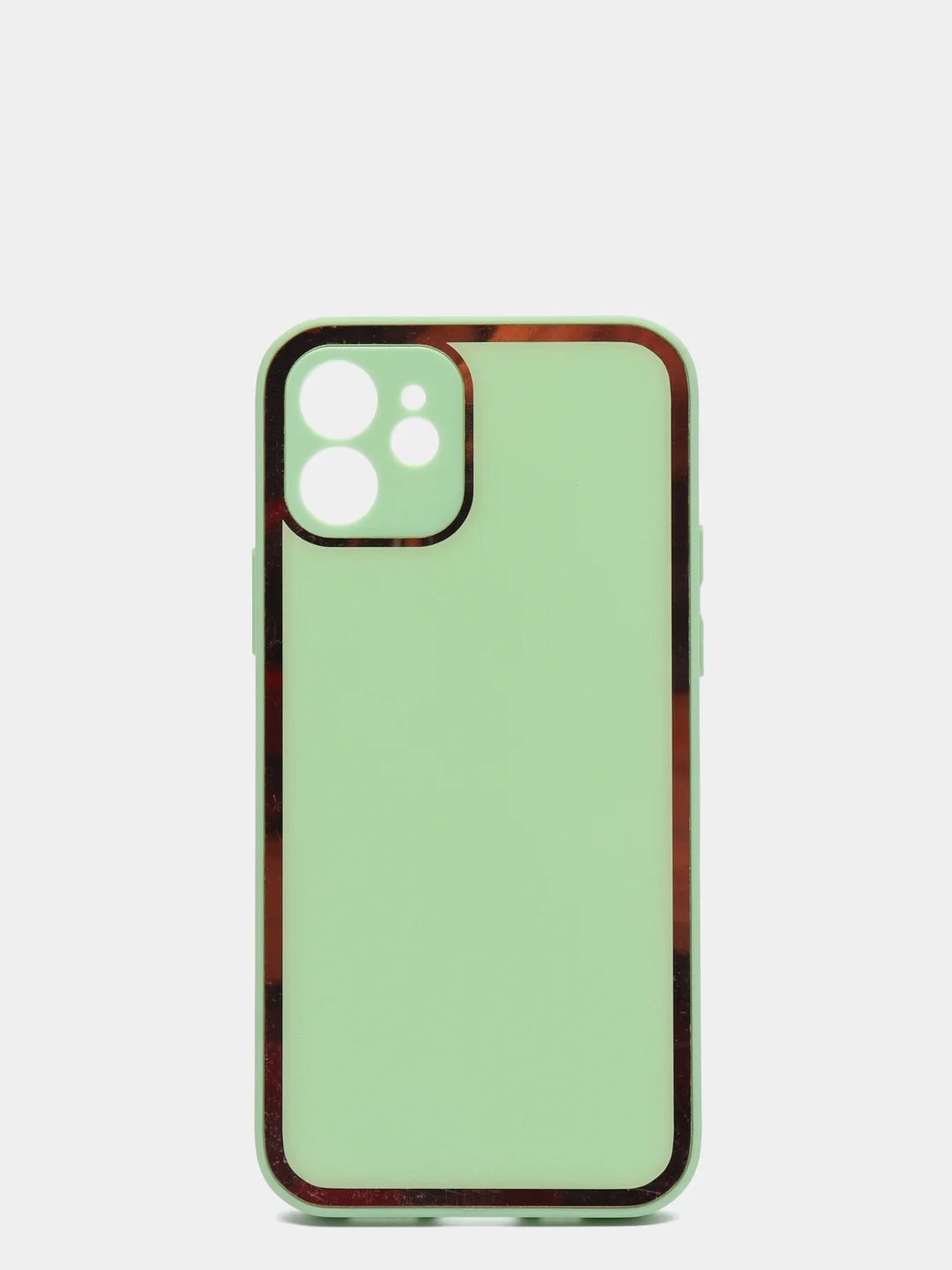 Салатовый наладка имитация стекла с защитой камеры для Iphone 12