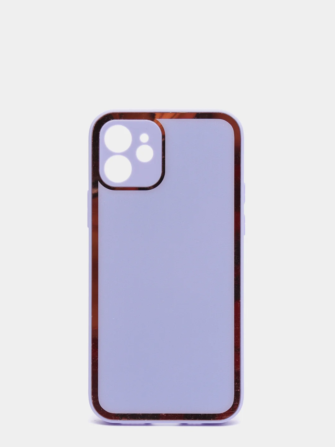 Сиреневый наладка имитация стекла с защитой камеры для Iphone 12
