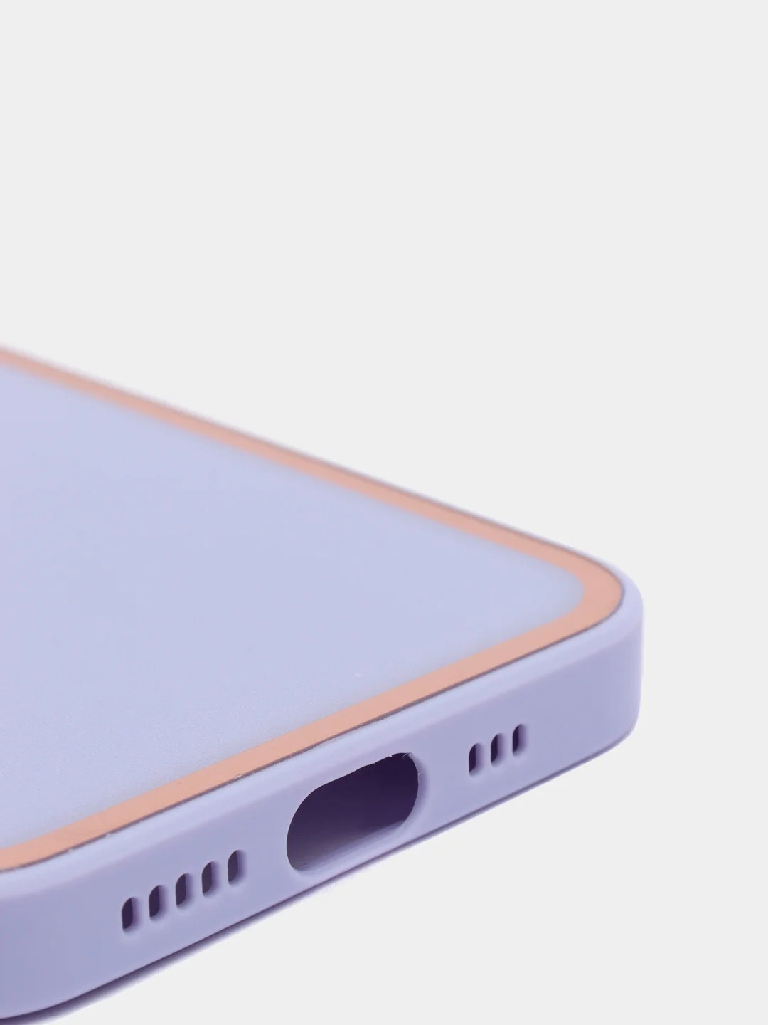 Сиреневый наладка имитация стекла с защитой камеры для Iphone 12