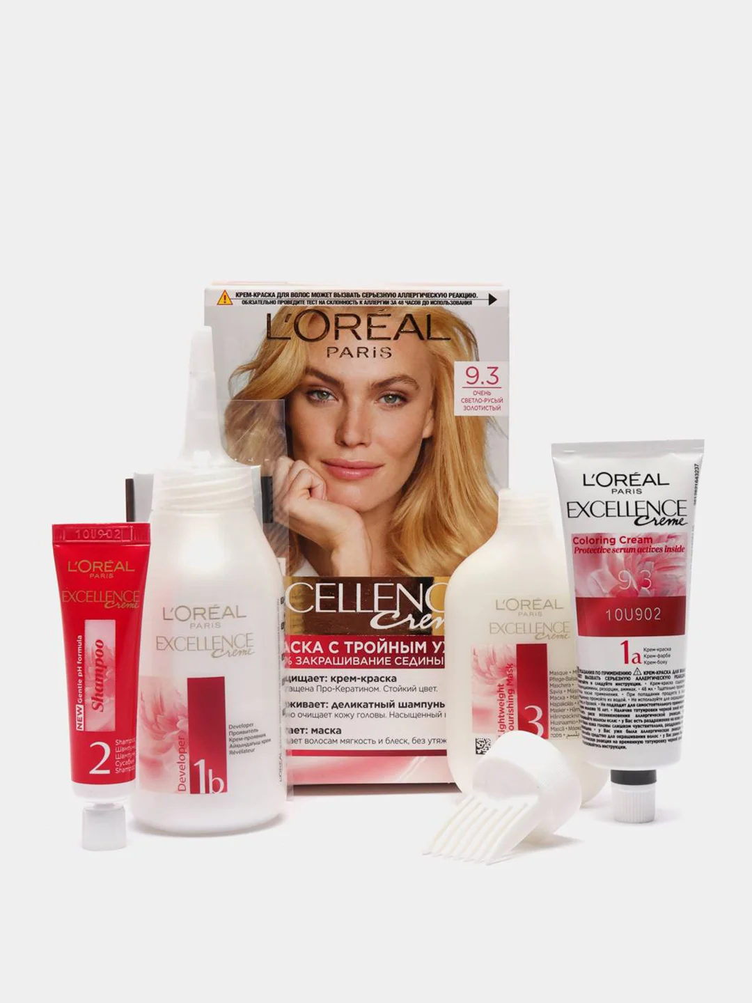 LOreal Paris Стойкая крем-краска для волос "Excellence", 9.3, Очень Светло-русый золотист