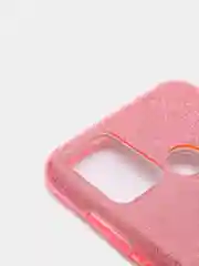 Розовый чехол блестящий Huawei Honor 9A