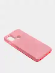 Розовый чехол блестящий Huawei Honor 9A