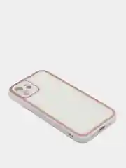 Белый наладка имитация стекла с защитой камеры для Iphone 12