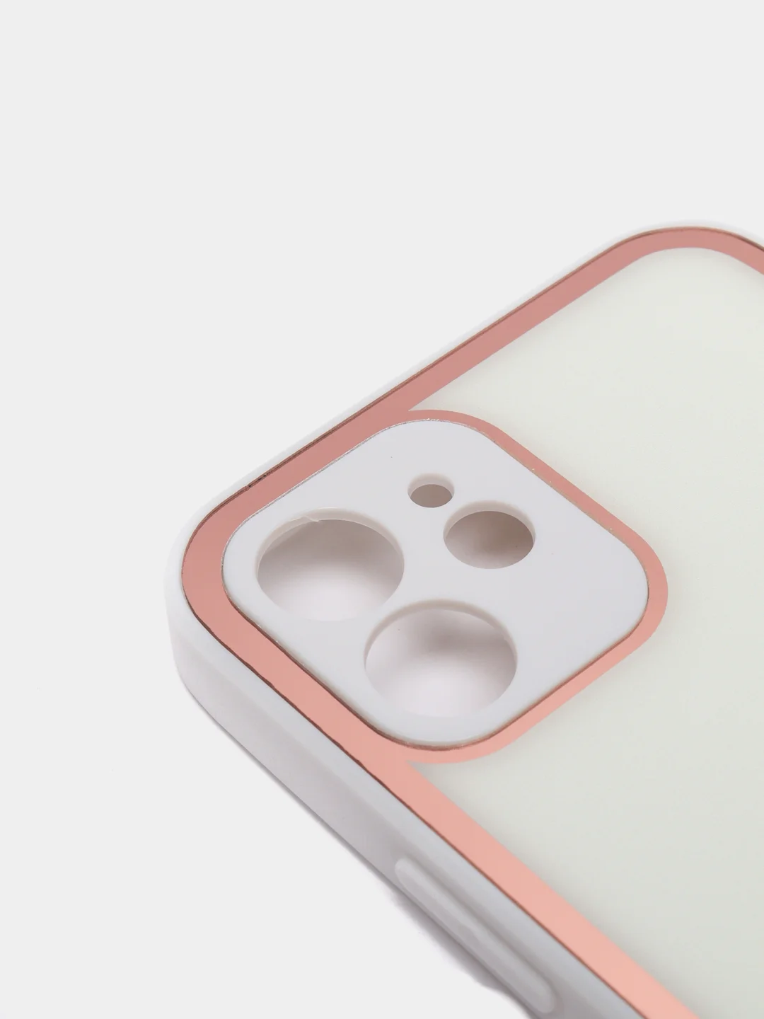 Белый наладка имитация стекла с защитой камеры для Iphone 12