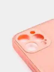 Розовый наладка имитация стекла с защитой камеры для Iphone12 Pro Max