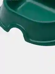 Зеленый миска для кошек двойная