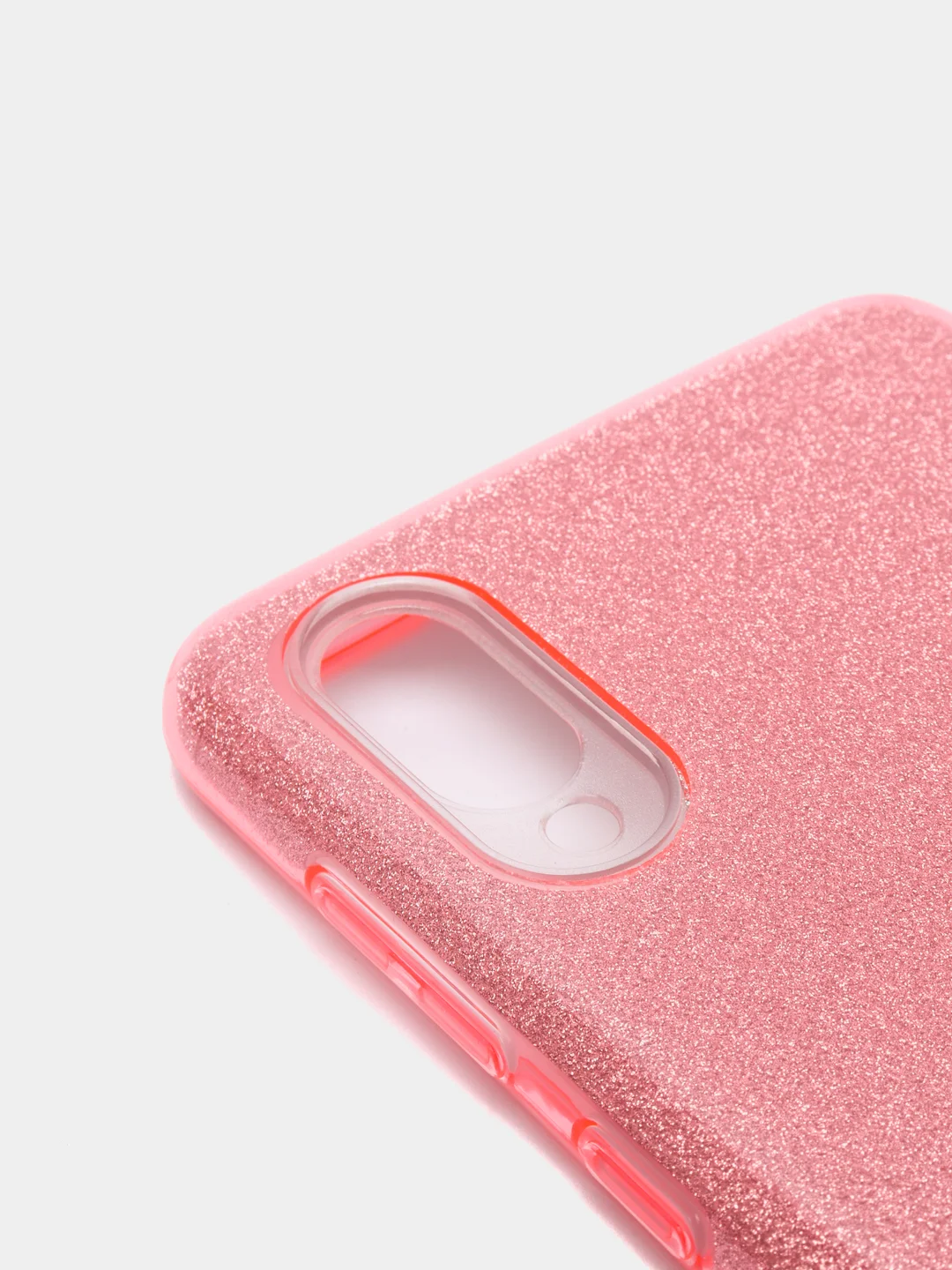 Алый чехол блестящий на Samsung A02