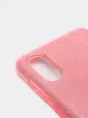 Алый чехол блестящий на Samsung A02