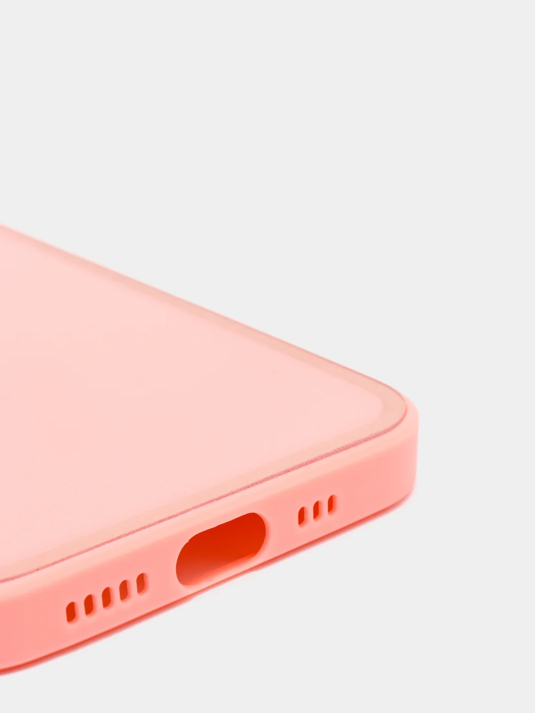 Розовый наладка с имитацией стекла  и защитой для камеры iPhone 12 Pro
