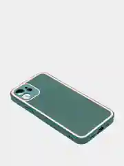 Зеленый наладка имитация стекла с защитой камеры для Iphone 12