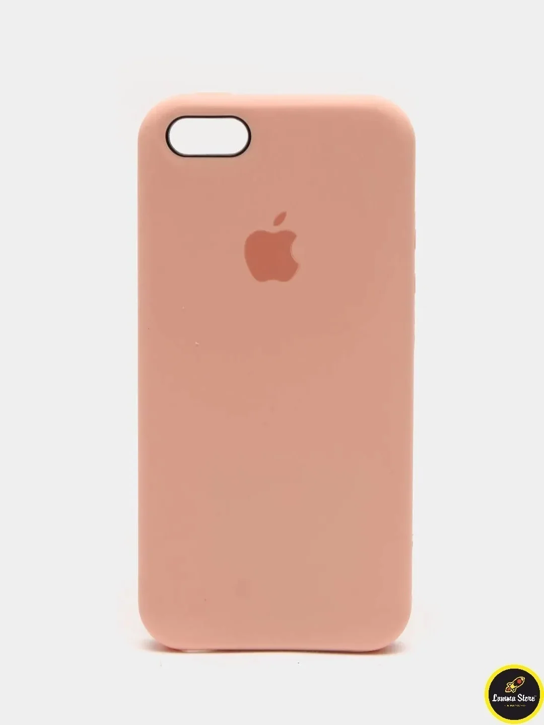 Кораллово-розовый защитный силиконовый чехол без логотипа для iPhone 5/5S/SE/6/6 Plus/6S Plus/7 Plus/8 Plus