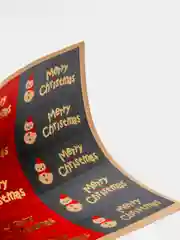 Наклейки Merry Christmas со снеговиком