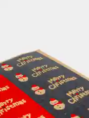 Наклейки Merry Christmas со снеговиком