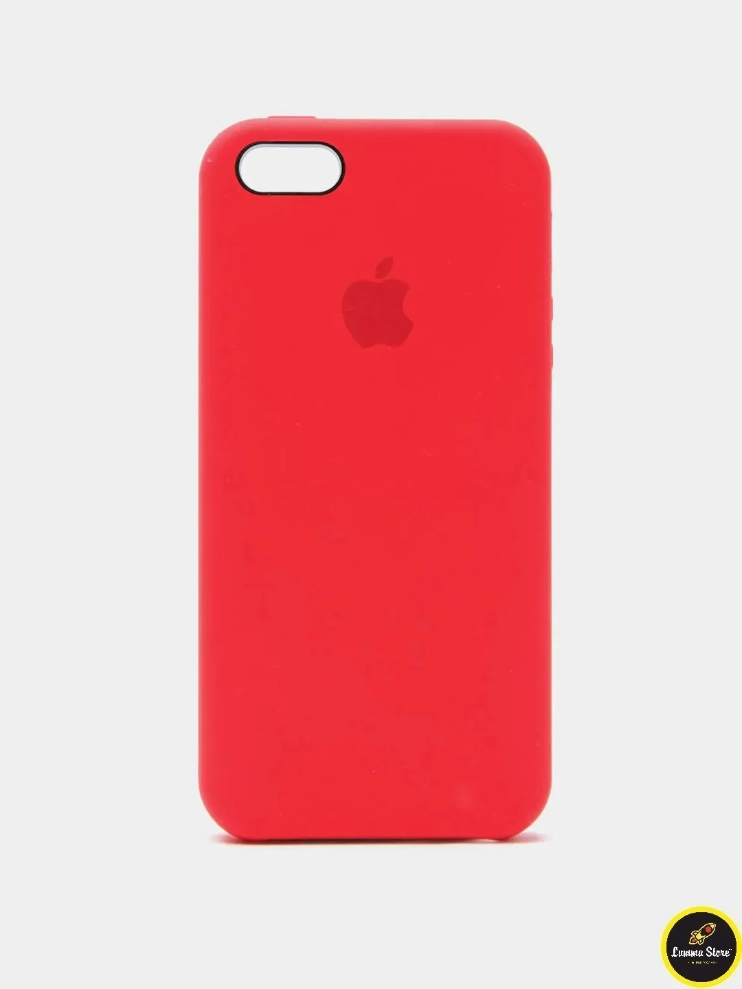 Красный защитный силиконовый чехол без логотипа для iPhone 5/5S/SE/6/6 Plus/6S Plus/7 Plus/8 Plus