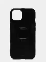 Черный чехол противоударный с кольцом-держателем на Apple iPhone 13 (Айфон 13)