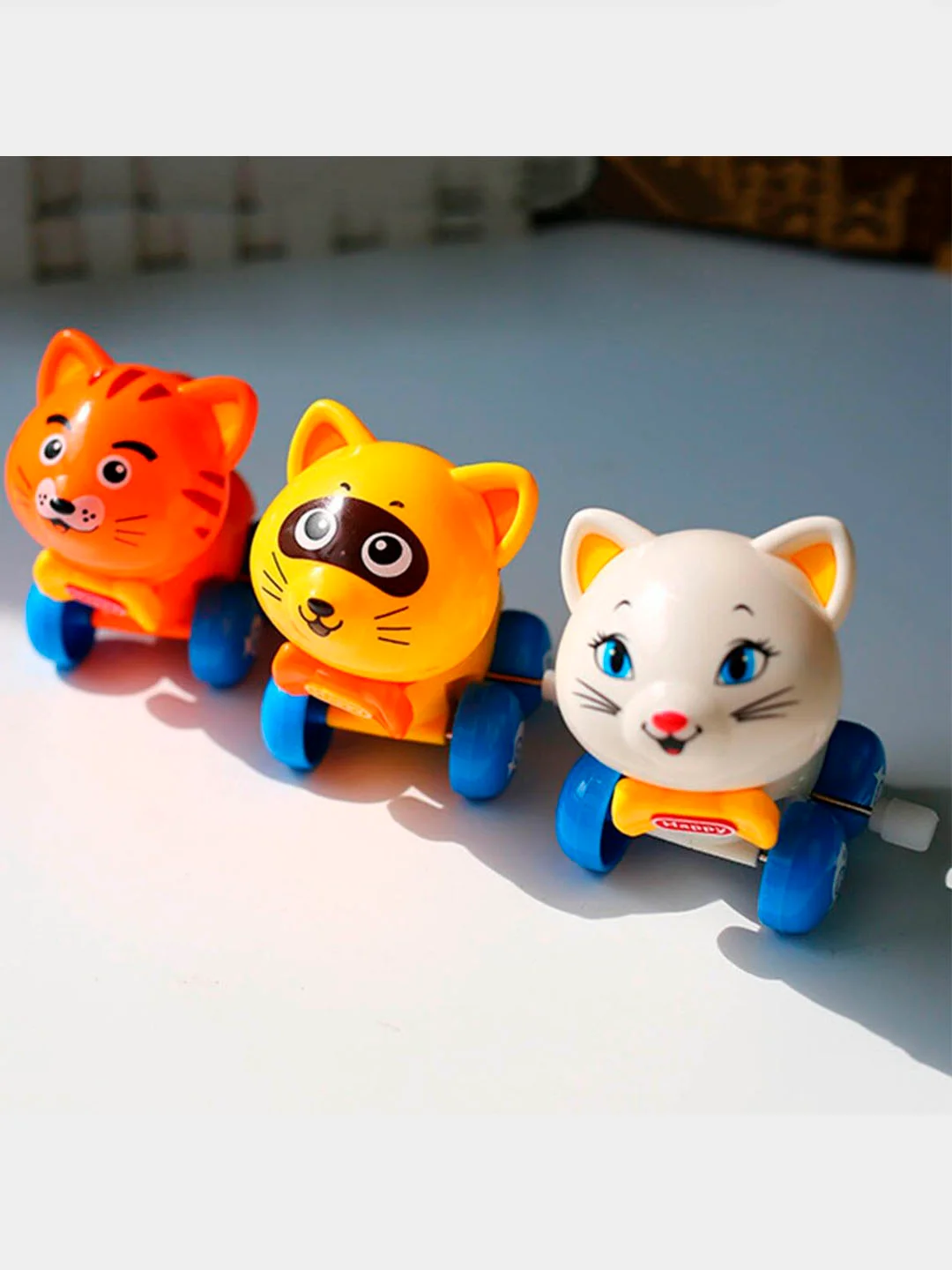 Белый заводная игрушка "Кошечка"