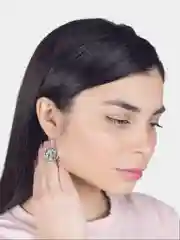Серебряный женские серьги, серьги подвески, серьги карта мира , круглые серьги
