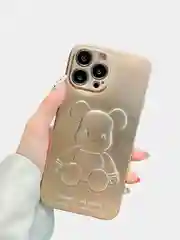 Золотой чехол для iPhone 11, 12Pro "KAWS"
