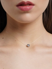 Серьги с леской