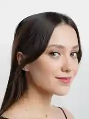 Серьги с леской