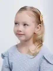 Песочный хаки заколка "Печенье"