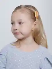 Песочный хаки заколка "Печенье"