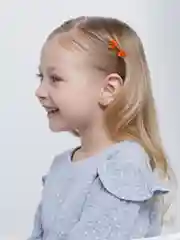 Оранжевый мини крабики "Цветок"
