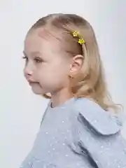 Желтый мини крабики "Цветок"