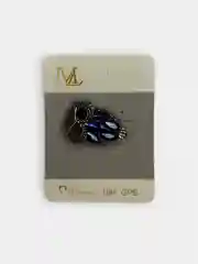 Бежевый меланж брошь на одежду "Fashion Jewerly" / значек на одежду