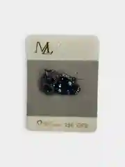 Белый брошь на одежду "Fashion Jewerly" / значек на одежду