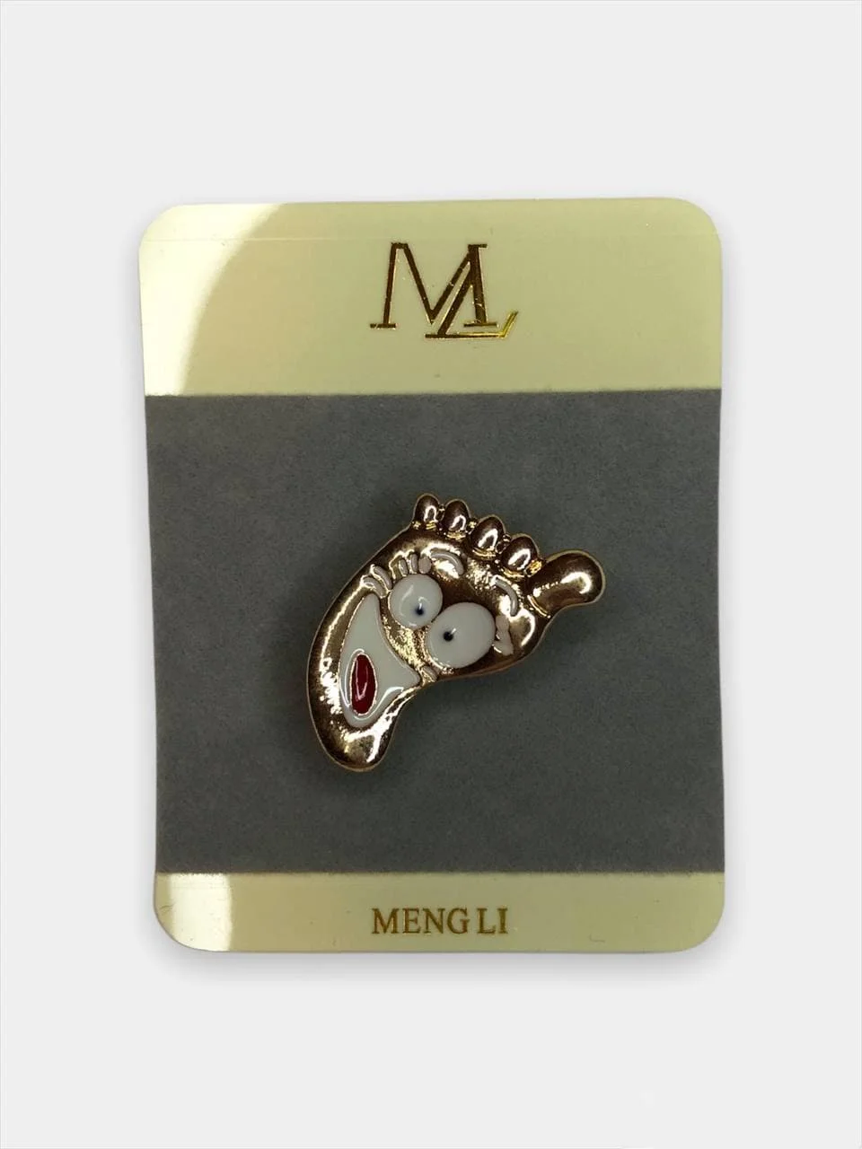 Индиго брошь на одежду "Fashion Jewerly" / значек на одежду